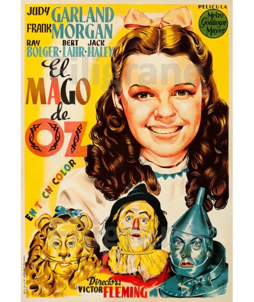 EL MAGO de OZ FILM Rpdr-POSTER/REPRODUCTION d1 AFFICHE VINTAGE Découvrez la collection