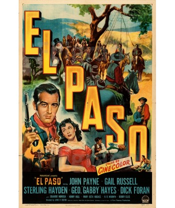 EL PASO FILM Rhcf-POSTER/REPRODUCTION d1 AFFICHE VINTAGE Les êtres humains sont 