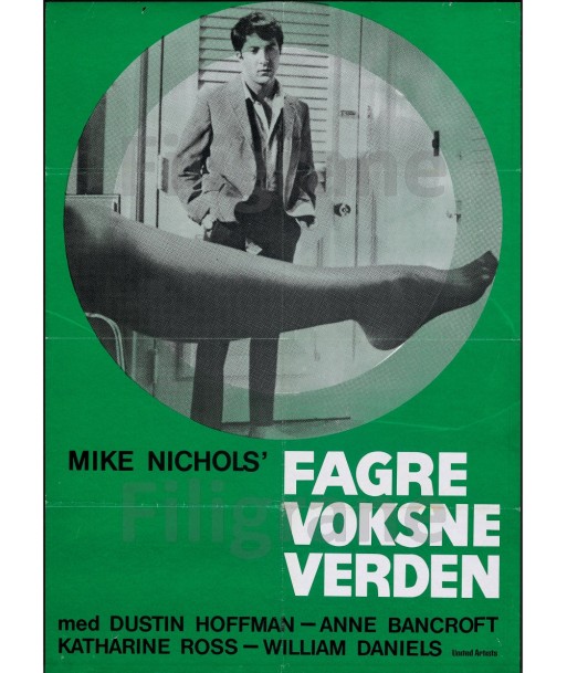 FAGRE VOKSNE VERDEN FILM Rwov-POSTER/REPRODUCTION d1 AFFICHE VINTAGE la colonne vertébrale