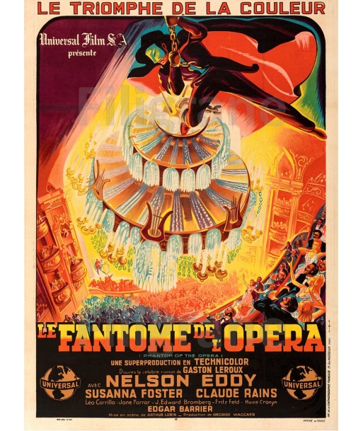 FANTôME de L'OPéRA FILM Rdhb-POSTER/REPRODUCTION d1 AFFICHE VINTAGE Profitez des Offres !