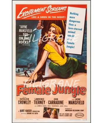 FEMALE JUNGLE FILM Rwjz-POSTER/REPRODUCTION d1 AFFICHE VINTAGE Comparez et commandez 