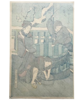 Estampe Japonaise de Toyokuni I Utagawa | Lendemain de Neige store