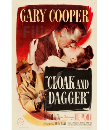 FILM CLOAK and DAGGER Rccv-POSTER/REPRODUCTION d1 AFFICHE VINTAGE acheter