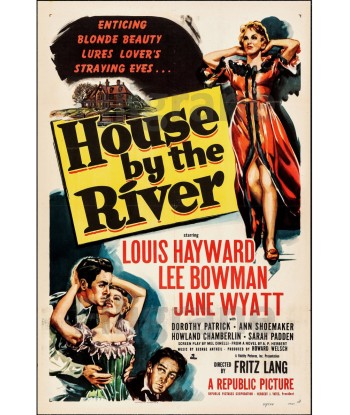 FILM HOUSE by the RIVER Ranh-POSTER/REPRODUCTION d1 AFFICHE VINTAGE paiement sécurisé