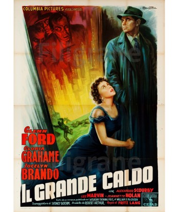 FILM  Il GRANDE CALDO Rtll-POSTER/REPRODUCTION d1 AFFICHE VINTAGE Livraison rapide