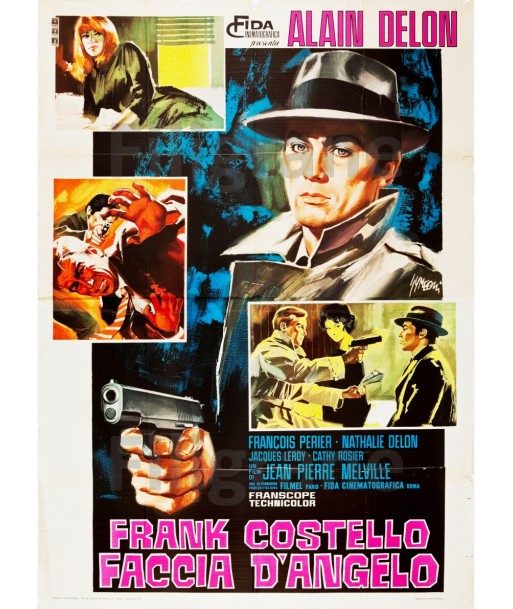 FILM Le SAMOURAï DELON Rqad-POSTER/REPRODUCTION d1 AFFICHE VINTAGE brillant des détails fins