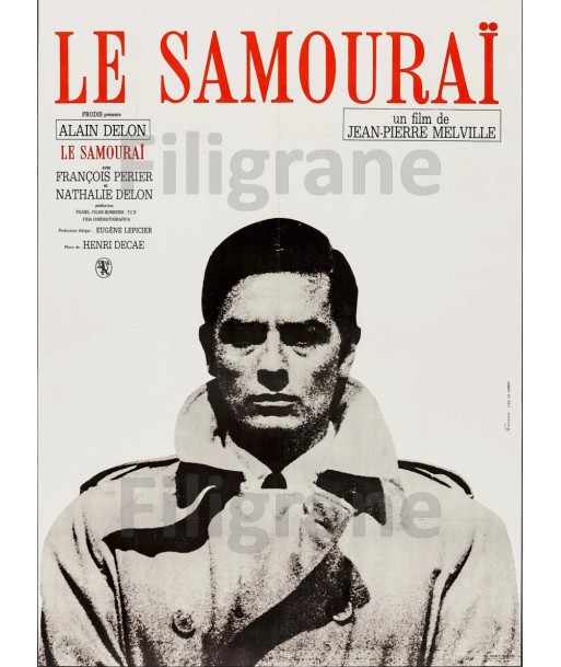 FILM Le SAMOURAï DELON Rsfn-POSTER/REPRODUCTION d1 AFFICHE VINTAGE 2 - 3 jours ouvrés.