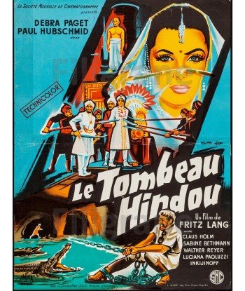 FILM Le TOMBEAU HINDOU Rsix-POSTER/REPRODUCTION d1 AFFICHE VINTAGE 2024