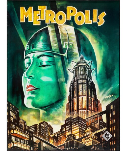 FILM  METROPOLIS Reuc-POSTER/REPRODUCTION d1 AFFICHE VINTAGE 2023