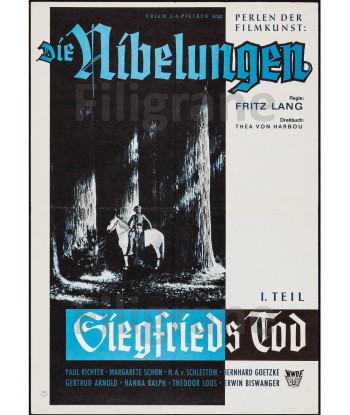 FILM SIEGFRIED  Fritz LANG Rlbt-POSTER/REPRODUCTION d1 AFFICHE VINTAGE de la marque