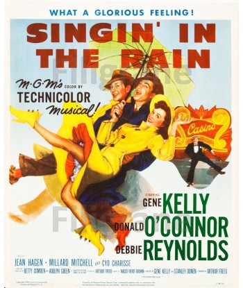 FILM SINGIN' in the RAIN Rlbx-POSTER/REPRODUCTION d1 AFFICHE VINTAGE hantent personnes