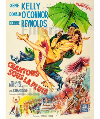 FILM SINGIN' in the RAIN Rlrq-POSTER/REPRODUCTION d1 AFFICHE VINTAGE est présent 