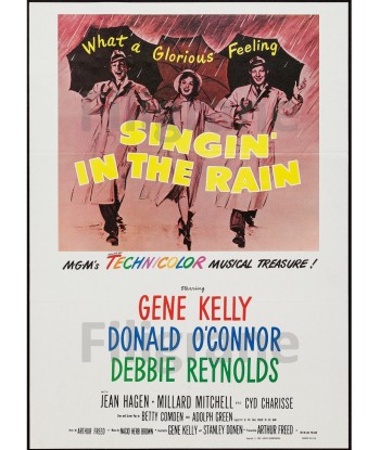 FILM SINGIN' in the RAIN Rtmi-POSTER/REPRODUCTION d1 AFFICHE VINTAGE Amélioration de cerveau avec