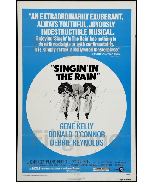 FILM SINGIN' in the RAIN Rvrl-POSTER/REPRODUCTION d1 AFFICHE VINTAGE JUSQU'A -70%! 