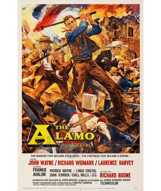 FILM The ALAMO Rghu-POSTER/REPRODUCTION d1 AFFICHE VINTAGE france