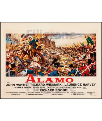 FILM The ALAMO Rujj-POSTER/REPRODUCTION d1 AFFICHE VINTAGE Toutes les collections ici