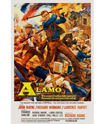 FILM The ALAMO Rvix-POSTER/REPRODUCTION d1 AFFICHE VINTAGE pas cheres