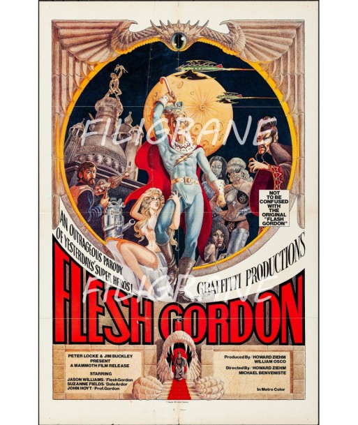 FLESH GORDON FILM Rfyo-POSTER/REPRODUCTION d1 AFFICHE VINTAGE Comparez et commandez 