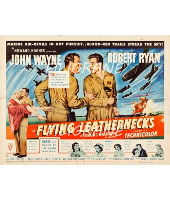 FLYING LEATHERNECKS FILM Roju-POSTER/REPRODUCTION d1 AFFICHE VINTAGE pas cher