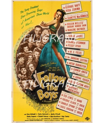 FOLLOW the BOYS FILM Rsor-POSTER/REPRODUCTION d1 AFFICHE VINTAGE Venez découvrir notre 