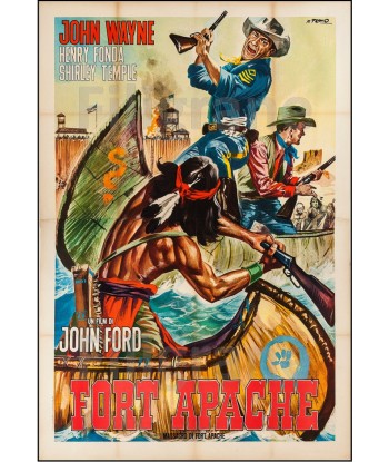 FORT APACHE FILM Rjkr-POSTER/REPRODUCTION d1 AFFICHE VINTAGE À commander