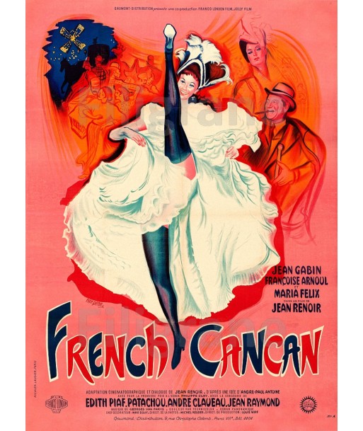 FRENCH CANCAN FILM Rnmq-POSTER/REPRODUCTION d1 AFFICHE VINTAGE sur le site 