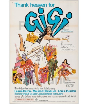 GIGI FILM Rgxj-POSTER/REPRODUCTION d1 AFFICHE VINTAGE chez Cornerstreet bien 