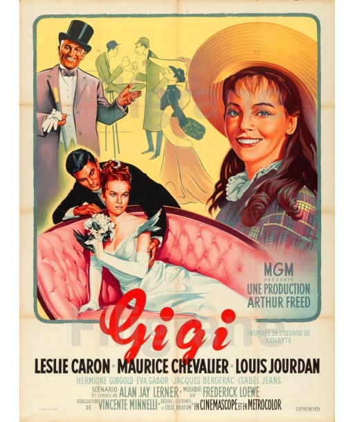 GIGI FILM Rhcz-POSTER/REPRODUCTION d1 AFFICHE VINTAGE meilleur choix