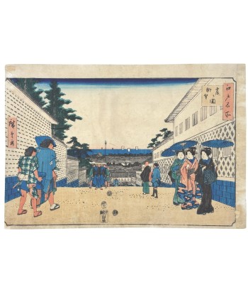 Estampe Japonaise de Hiroshige | Edo Meisho - Point de vue depuis Kasumigaseki 2024