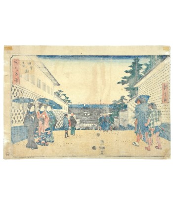 Estampe Japonaise de Hiroshige | Edo Meisho - Point de vue depuis Kasumigaseki 2024