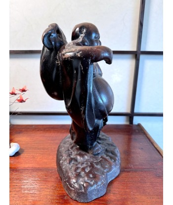 Hotei, Dieu du Bonheur en bronze cuivré | Artisanat Japonais est présent 