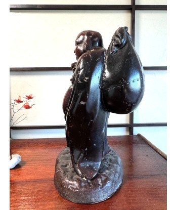 Hotei, Dieu du Bonheur en bronze cuivré | Artisanat Japonais est présent 