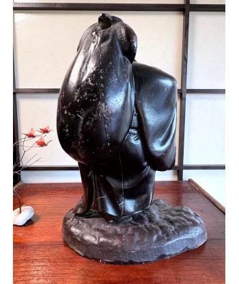 Hotei, Dieu du Bonheur en bronze cuivré | Artisanat Japonais est présent 