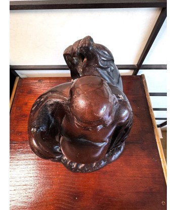 Hotei, Dieu du Bonheur en bronze cuivré | Artisanat Japonais est présent 