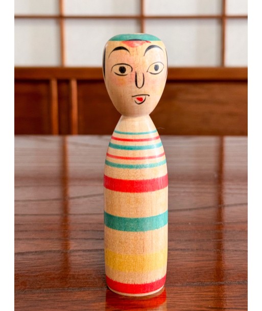 Petite Kokeshi Créative de style Nakanosawa | Enfant espiègle offre 