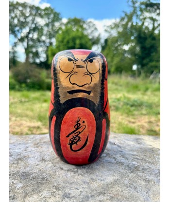 Kokeshi Daruma Rouge Calligraphié votre restaurant rapide dans 