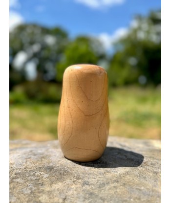 Kokeshi Daruma en bois naturel Vous souhaitez 