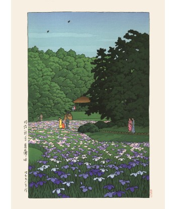 Jardin d'Iris de Hasui Kawase | Reproduction Fine Art 50% de réduction en Octobre 2024